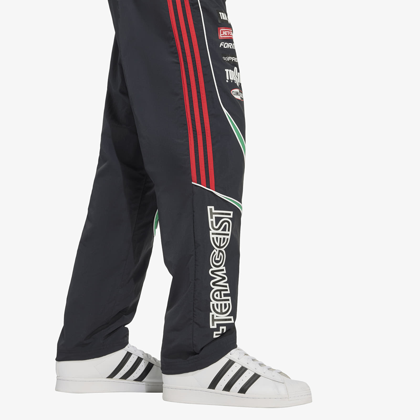 Hosen für Männer adidas Teamgeist Moto Trackpant Black