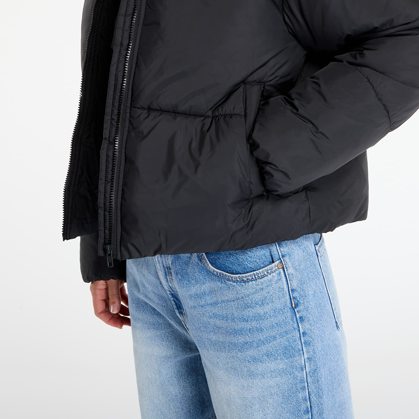 Якета Urban Classics Ladies Hooded Collar Puffer Jacket Black