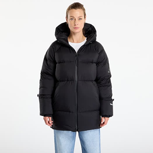 Jacke adidas MYSHELTER Climawarm Down Parka Black/ Collegiate Green