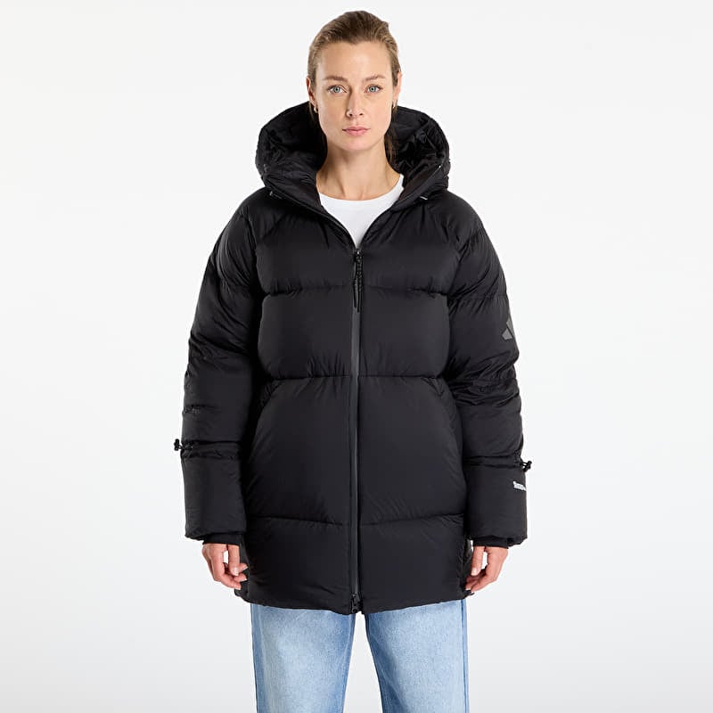 Jaka adidas MYSHELTER Climawarm Down Parka Black/ Collegiate Green