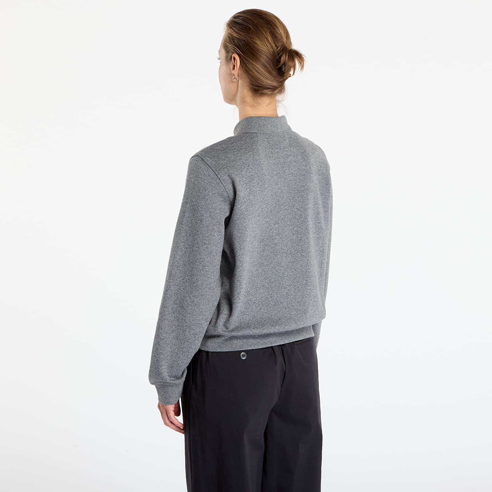 Tricouri  Samsøe Samsøe Sadory Ls Polo Mid Grey Mel.