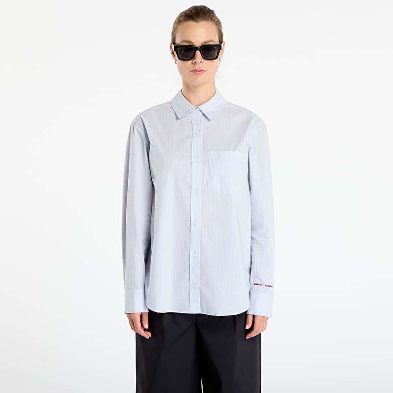 Košile Samsøe Samsøe Salova Pocket Shirt Rugby Blue St.