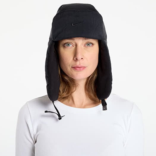 Nike Fly Unstructured Puffer Trapper Cap Black/ Black/ Sanddrift