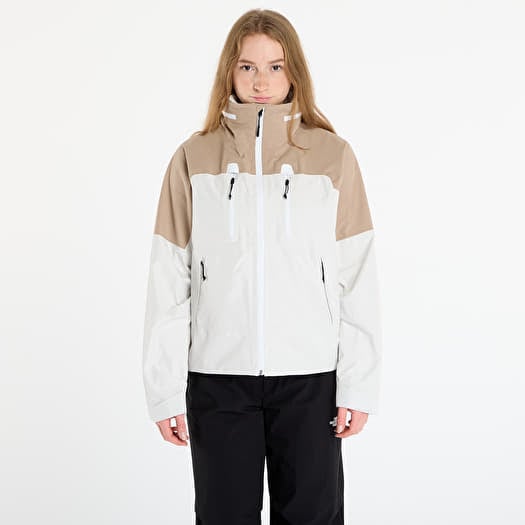 Bunda The North Face W Hke Devils Thumb Gtx Jacket White Dune/ Mushroom Gre