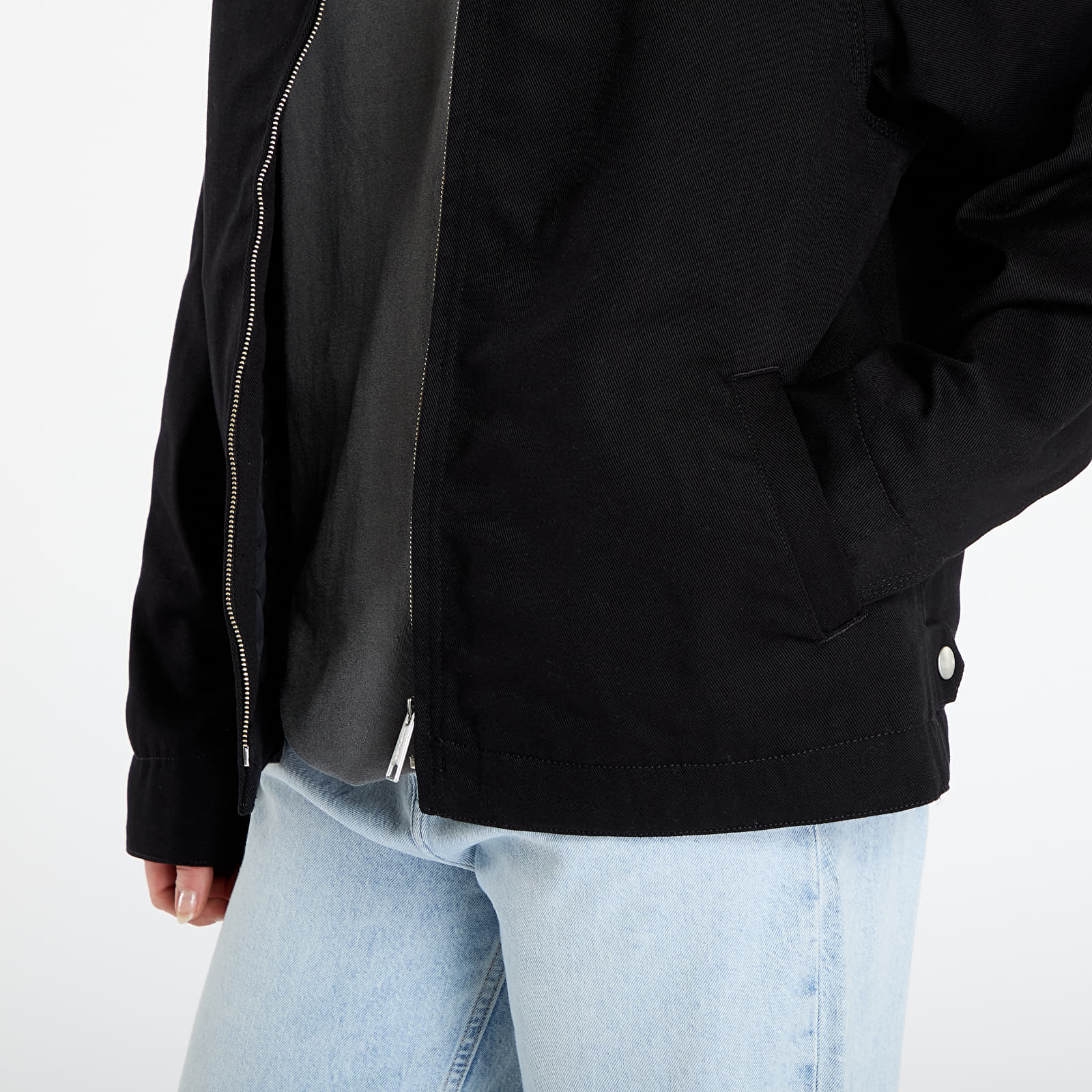 Meeste jakid Carhartt WIP Module Script Jacket UNISEX Black/ White Rigid