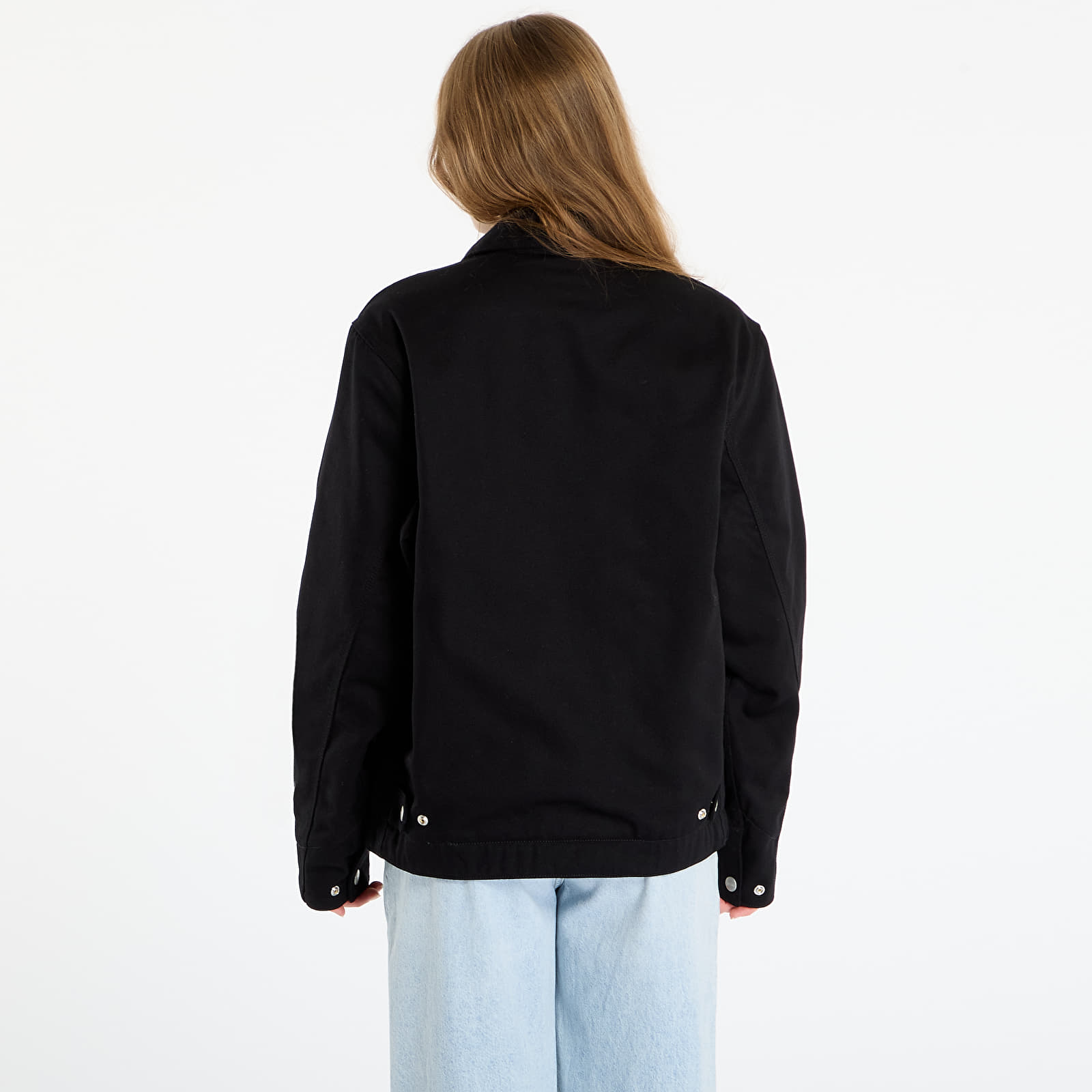 Meeste jakid Carhartt WIP Module Script Jacket UNISEX Black/ White Rigid
