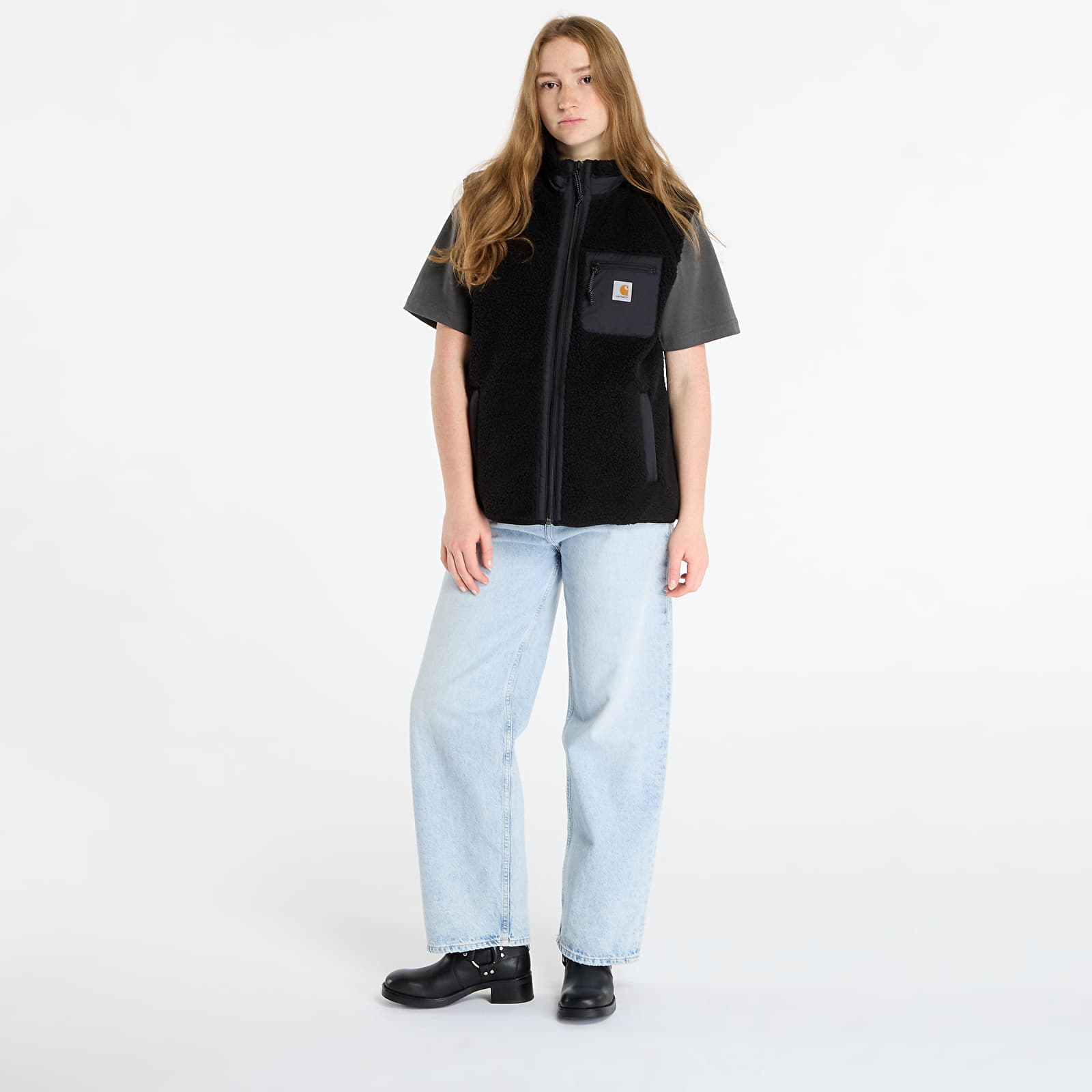Meeste vestid Carhartt WIP Prentis Vest Liner UNISEX Black/ Black