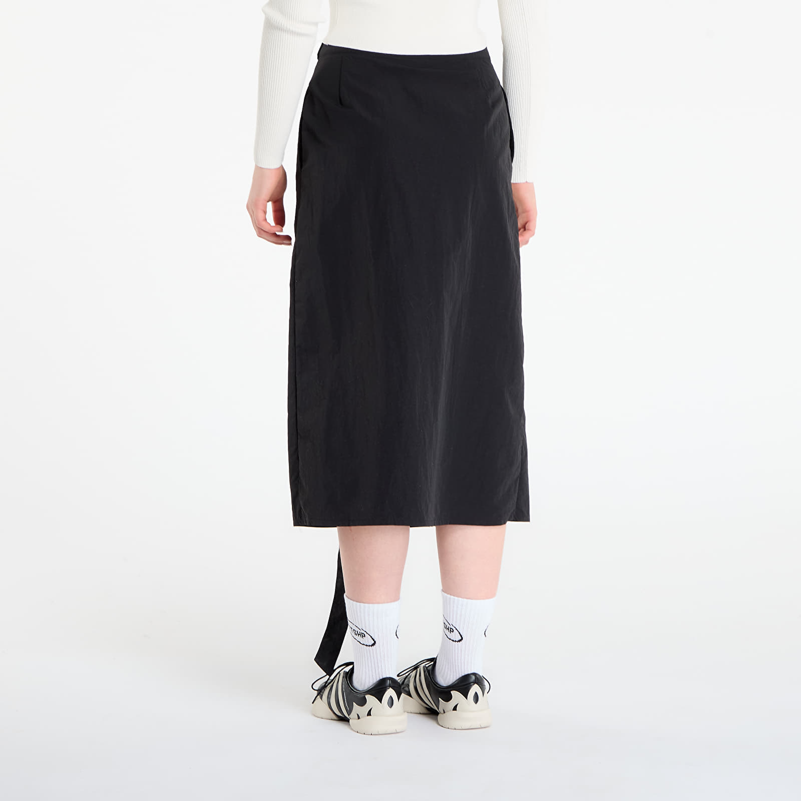 Rokken voor vrouwen adidas Off-Placed 3-Stripes Maxi Skirt Black