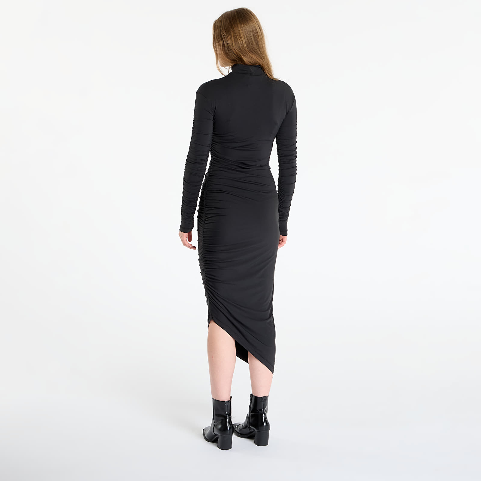 Women's dresses adidas Ruched Maxi Dress Black