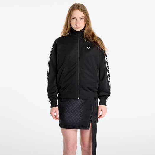 Яке FRED PERRY Taped Track Jacket Black