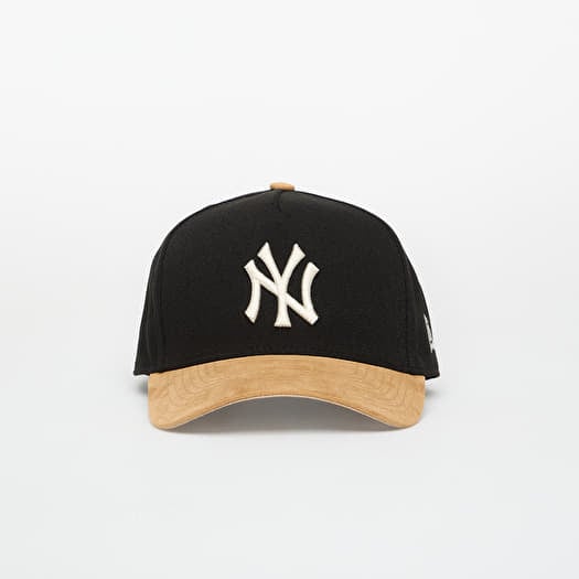 Шапка New Era 9FORTY Aframe MLB Suede Visor New York Yankees Black/ Camel
