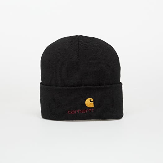 Čiapka Carhartt WIP American Script Beanie Black