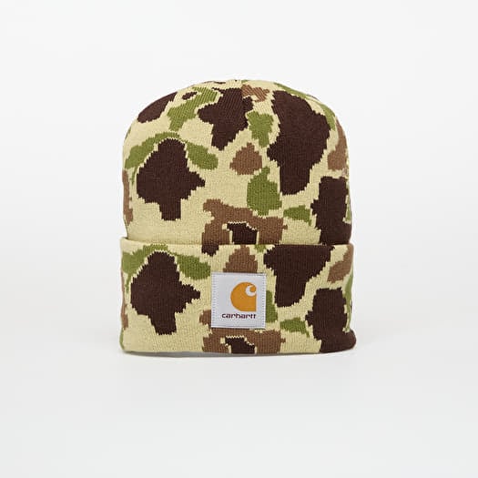 Čiapka Carhartt WIP Camo Duck Beanie Camo Duck Jacquard/ Green