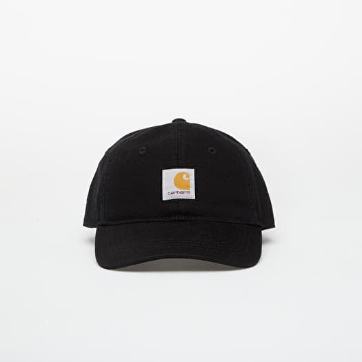 Baseball sapka Carhartt WIP Selby Canvas Cap Black Stone Washed