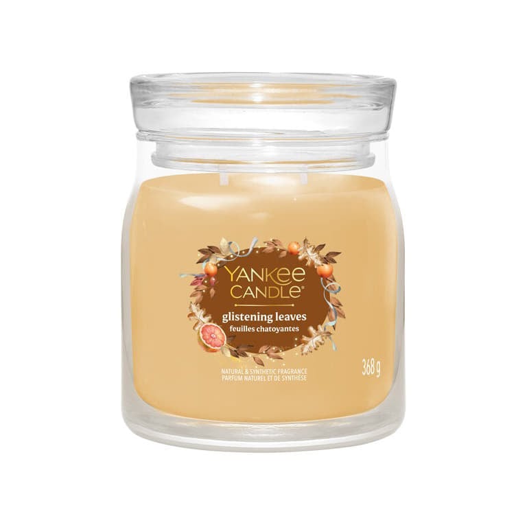 Other accessories Yankee Candle Signature Medium Jar 2 Wicks Glistening Leaves