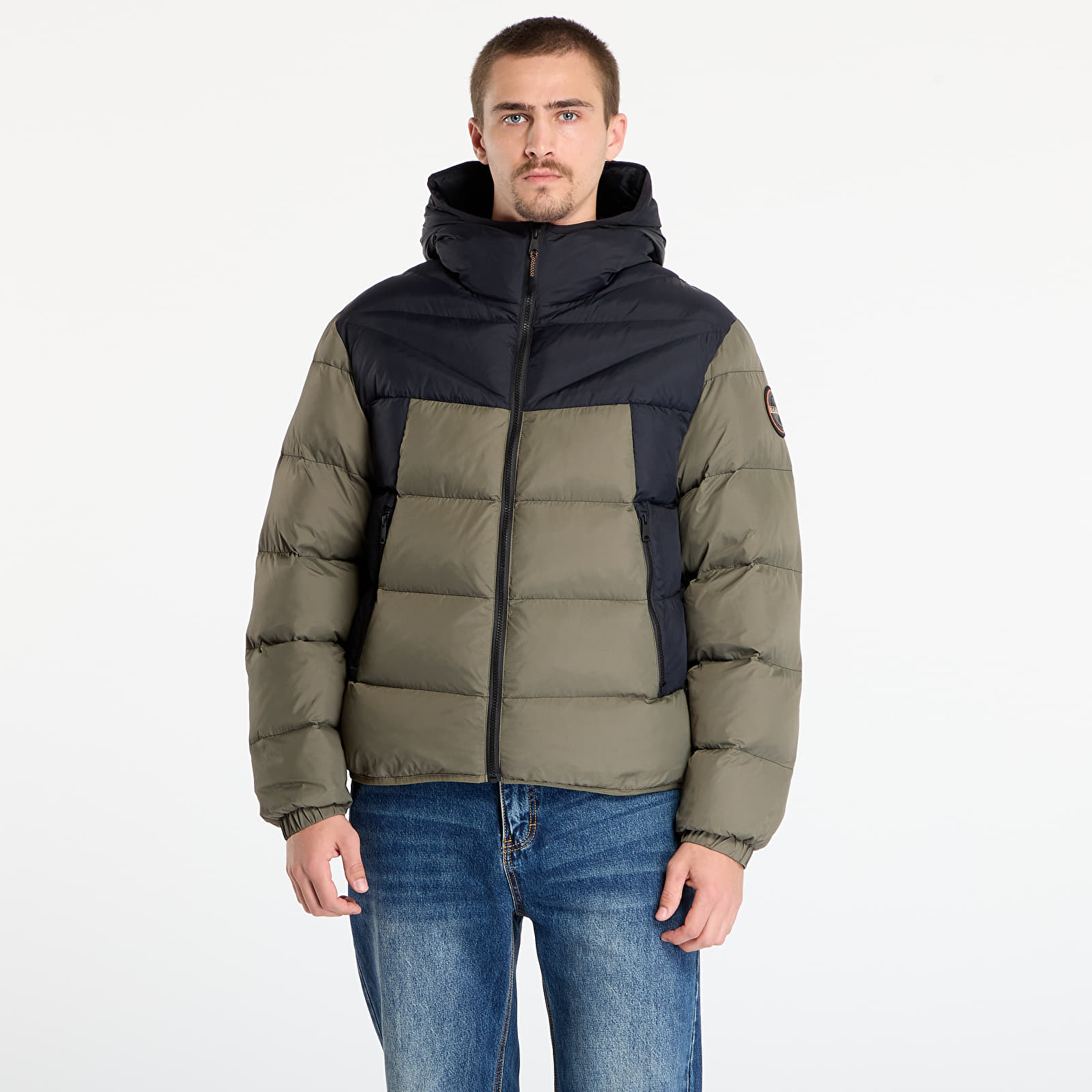 Jackets Napapijri A-Molveno Hood Tea Leaf