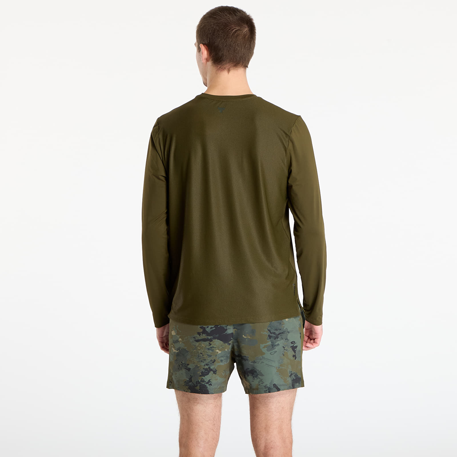 T-shirts til mænd Under Armour Project Rock Iso Chill LS Green