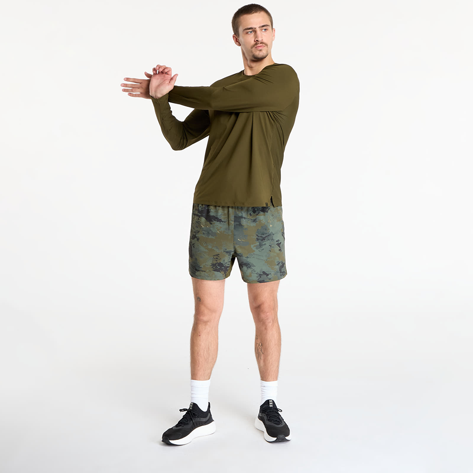 T-shirts til mænd Under Armour Project Rock Iso Chill LS Green