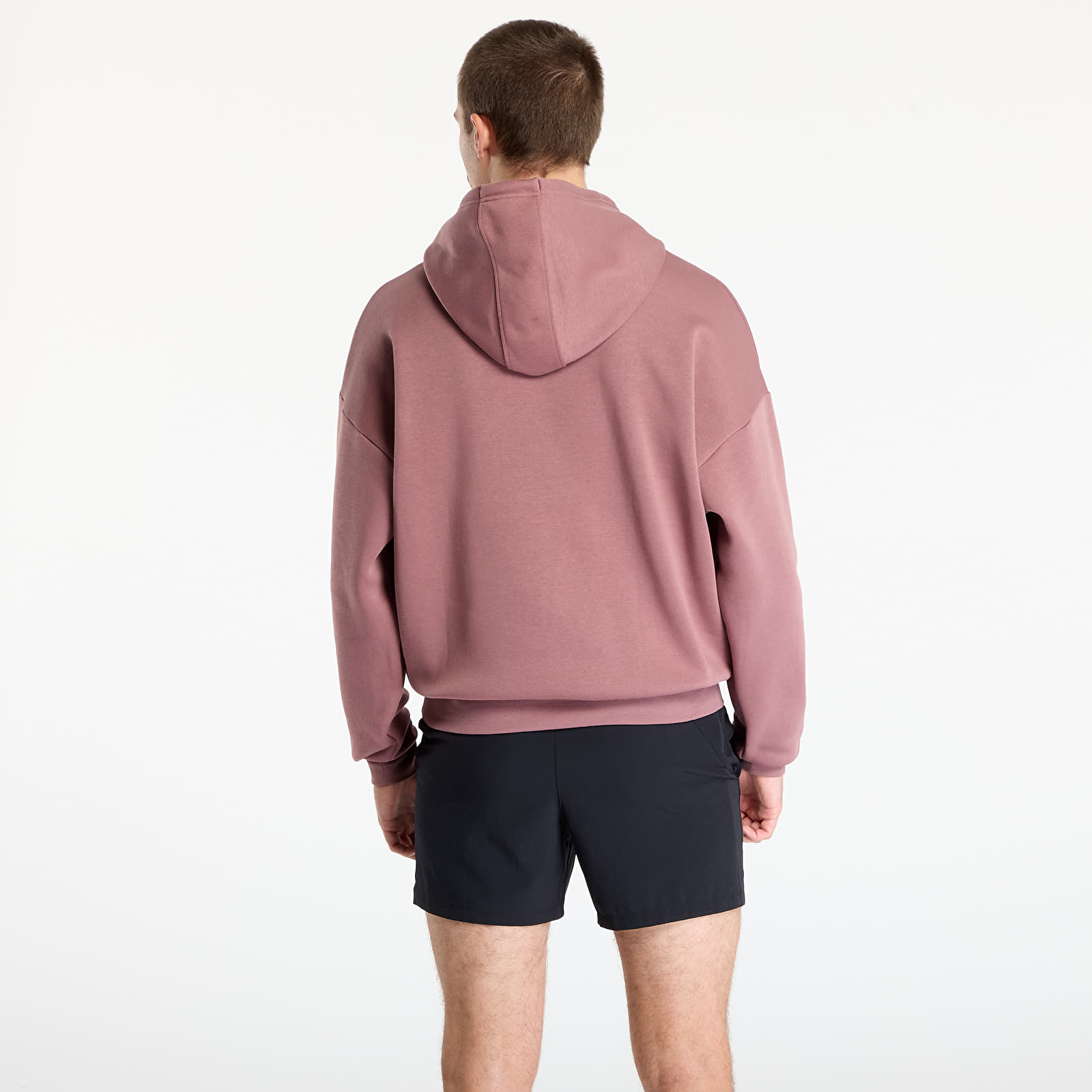 Férfi kapucnis pulcsik Under Armour Project Rock Icon Hoodie Maroon