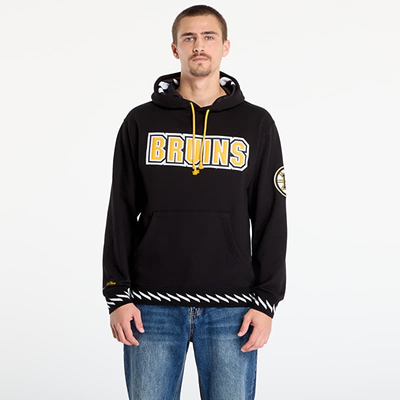 Sweatshirt Mitchell & Ness NHL Playmaker Fleece Hoodie Vintage Logo Ducks Black