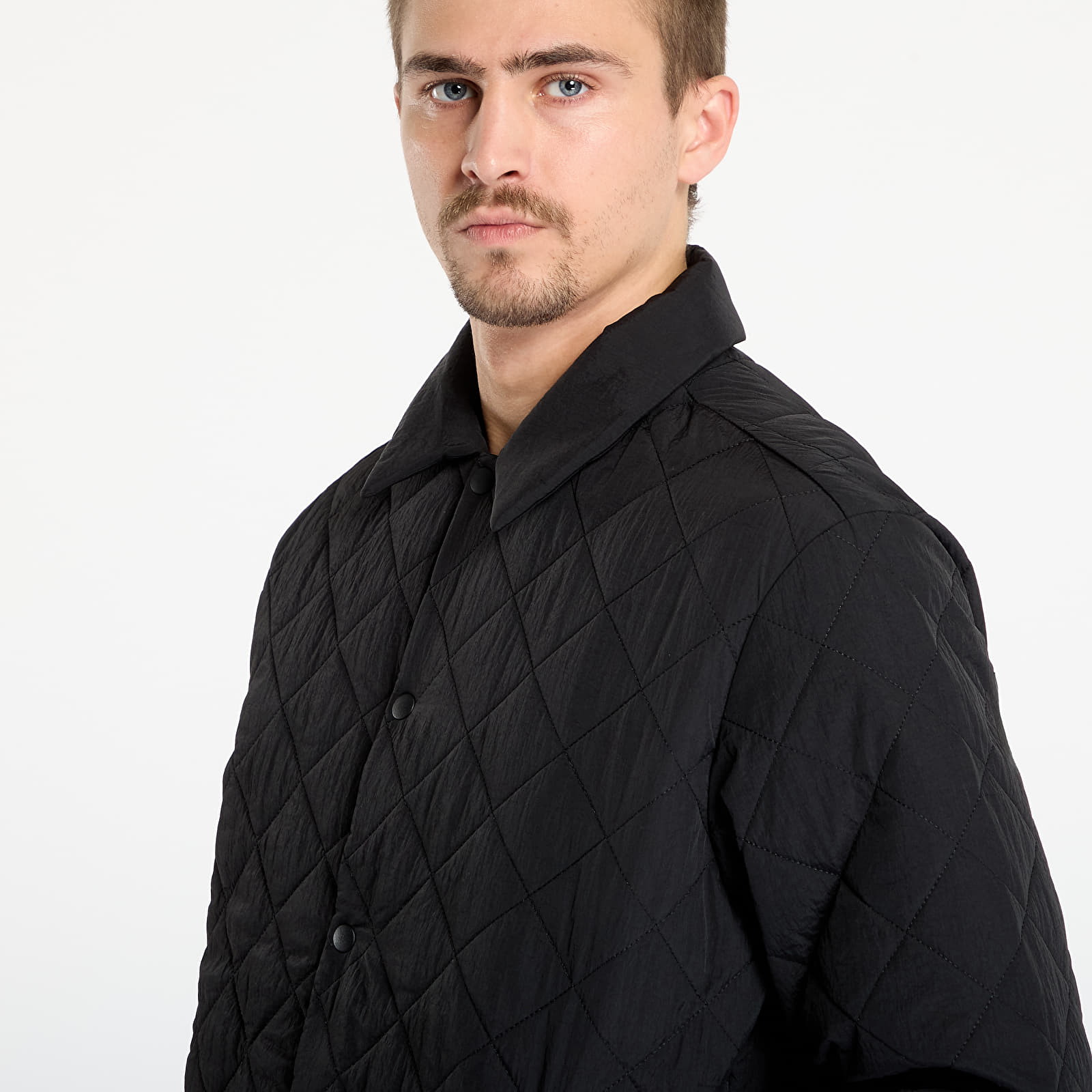 Μπουφάν Urban Classics Quilted Overshirt Black