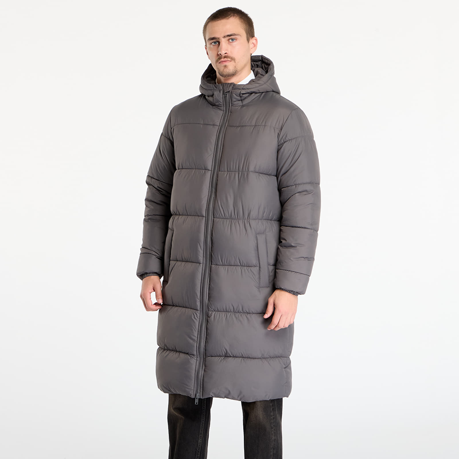 Парки Urban Classics Mens Long Puffer Coat Magnet
