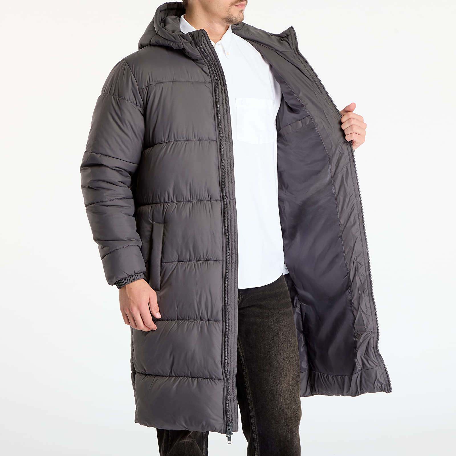 Парки Urban Classics Mens Long Puffer Coat Magnet