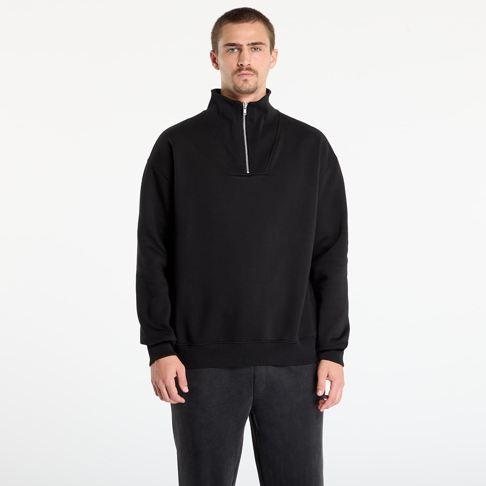 Sweatshirt Urban Classics Cut&Sew Troyer Black XL