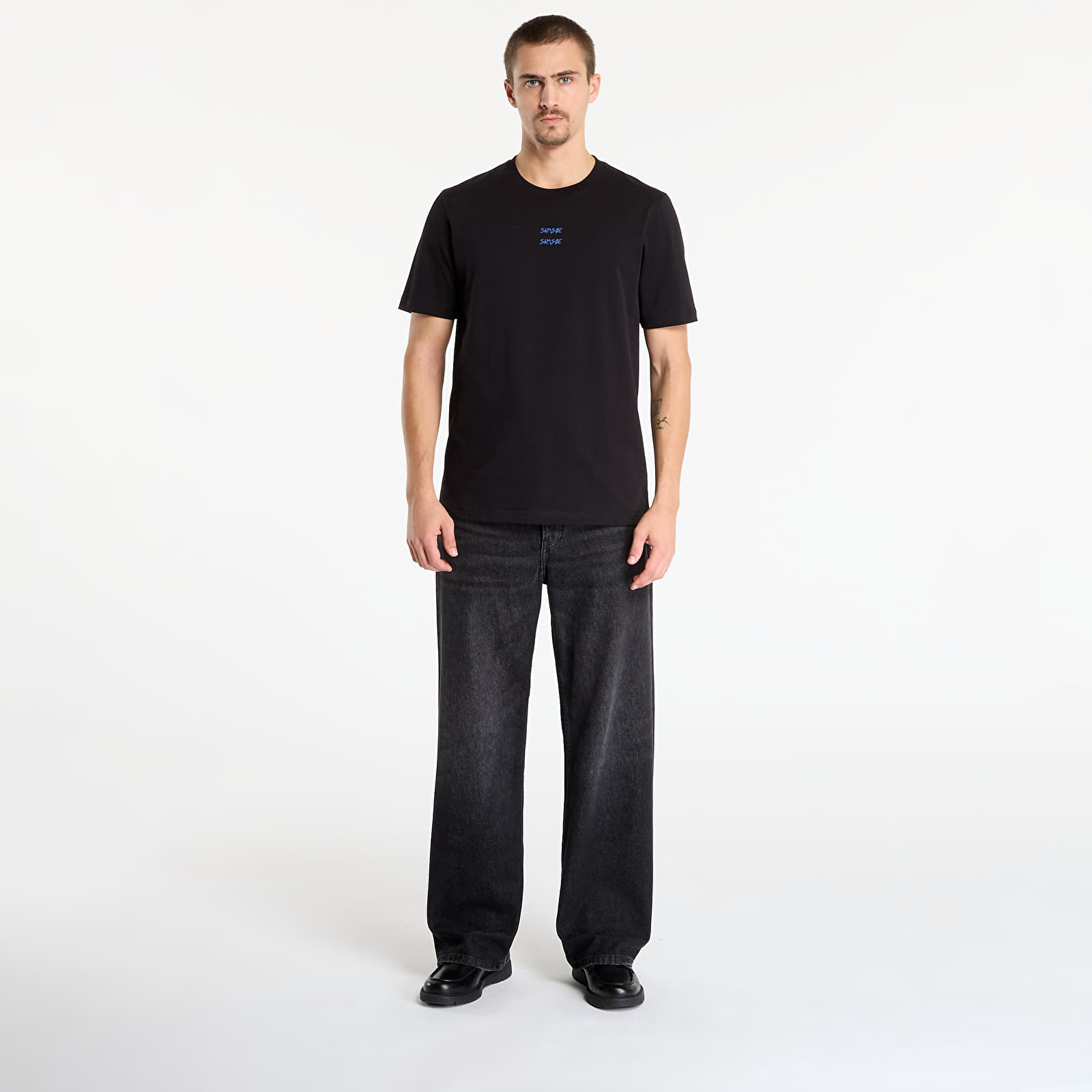Tričká Samsøe Samsøe Sacards T-Shirt Black Cards
