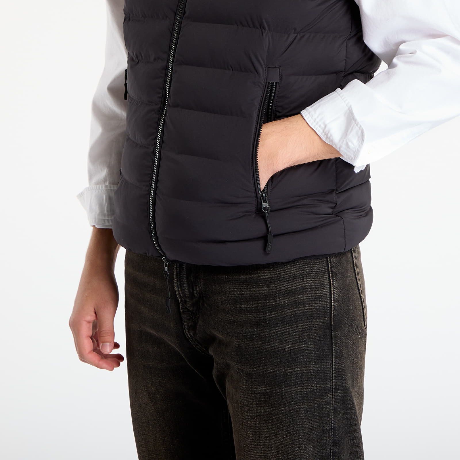 Vests EA7 Emporio Armani Mountain M Eco Down Medium Vest Black
