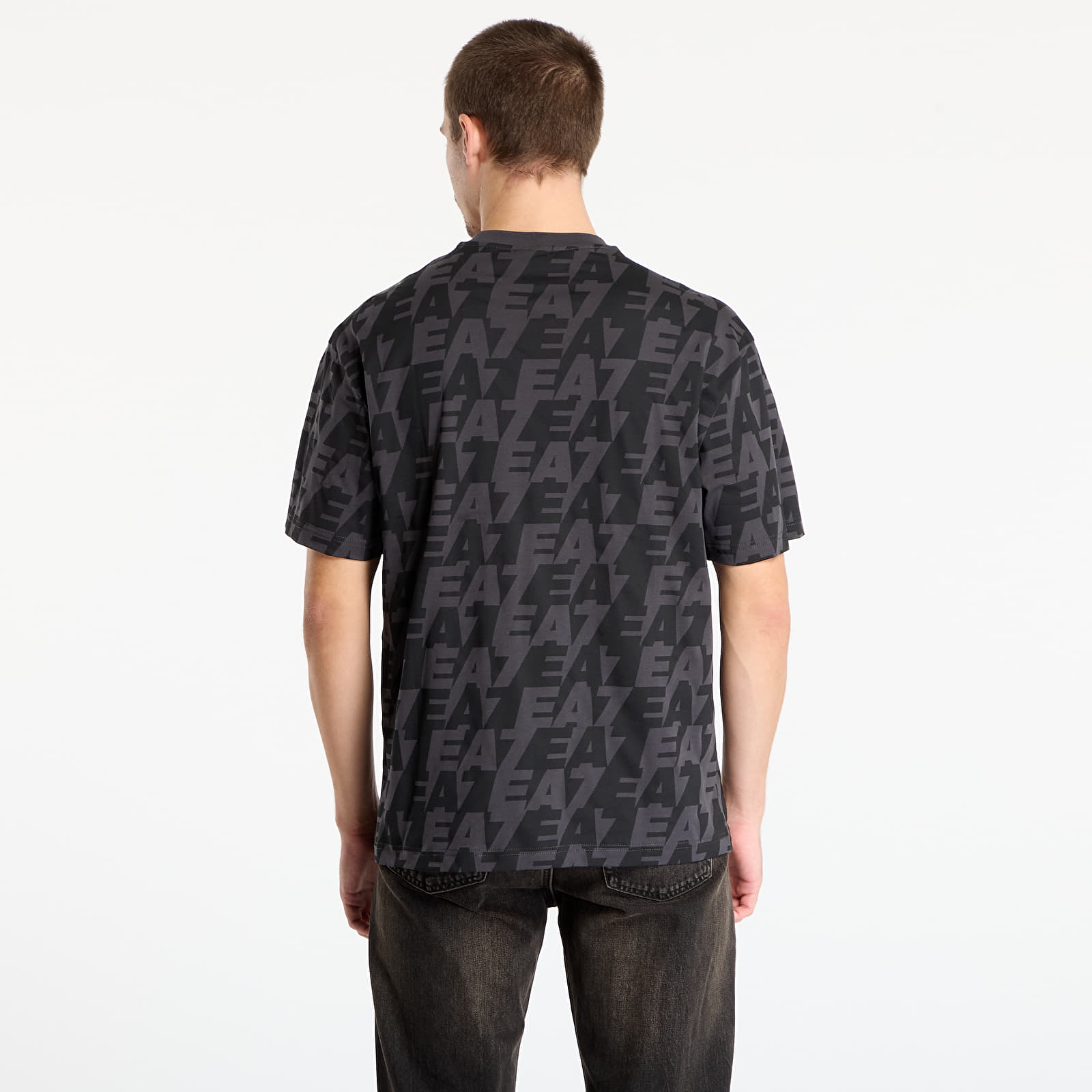 Tričká EA7 Emporio Armani Train Logo Series M Polar Logo Asphalt