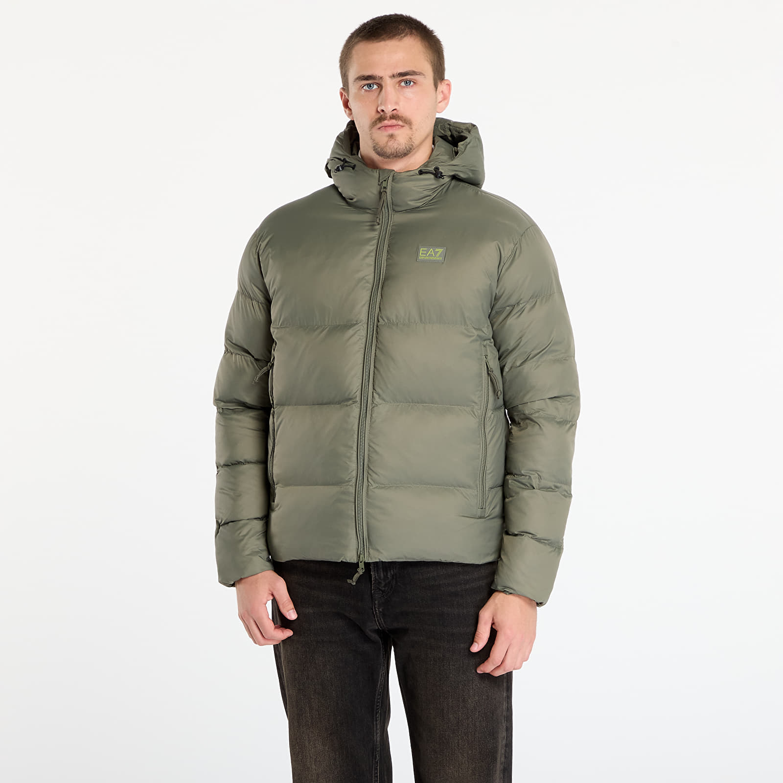 Jassen EA7 Emporio Armani Mountain M Polar Jacket Big Logo Mulled Basil