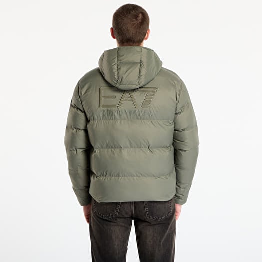 EA7 Emporio Armani Mountain M Polar Jacket Big Logo Mulled Basil