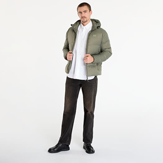 EA7 Emporio Armani Mountain M Polar Jacket Big Logo Mulled Basil