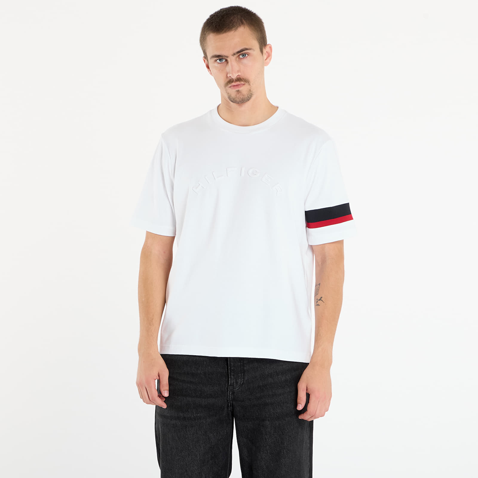 Tricou Tommy Hilfiger Rwb Insert Tee White S