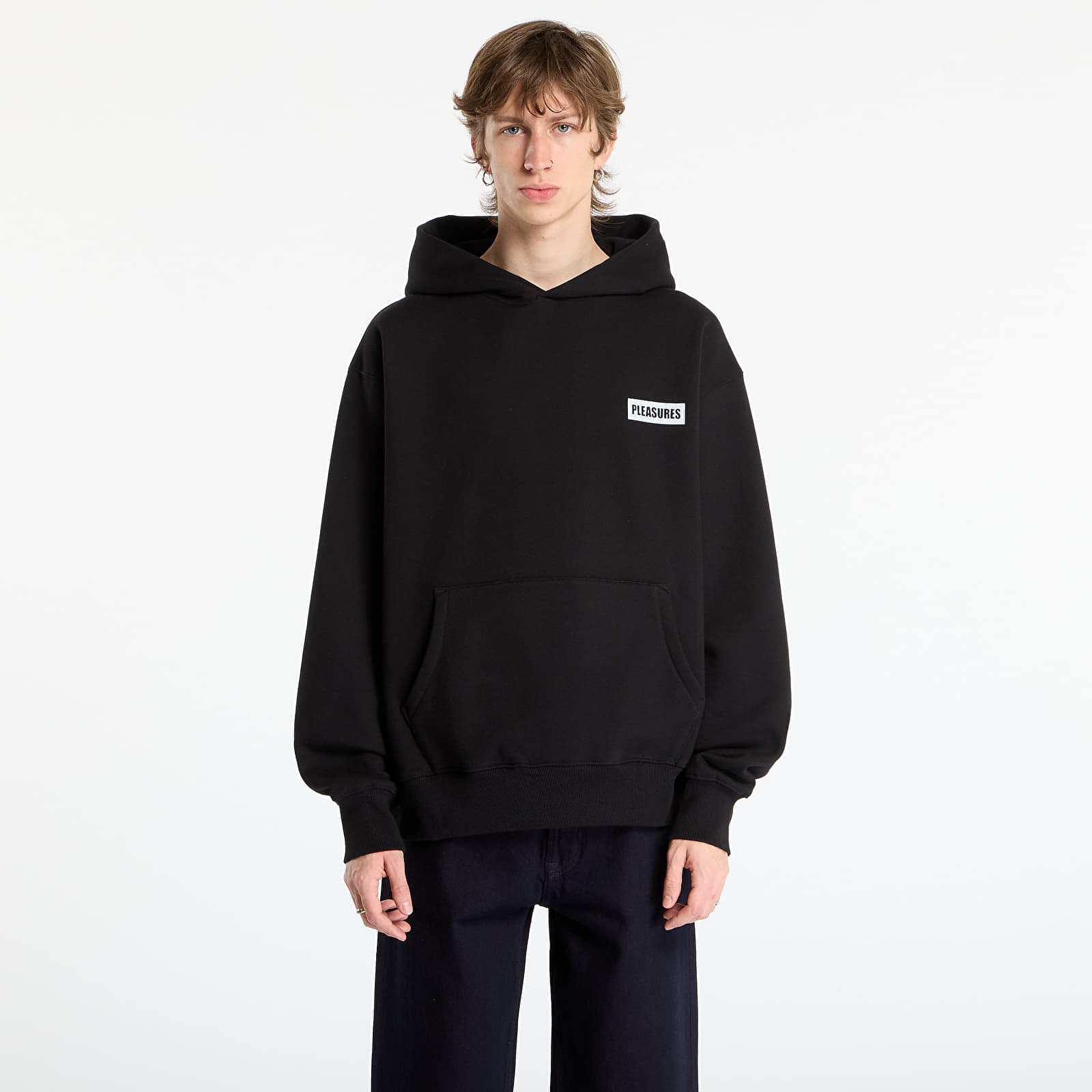 Sweatshirt PLEASURES Workman Hoodie Black M