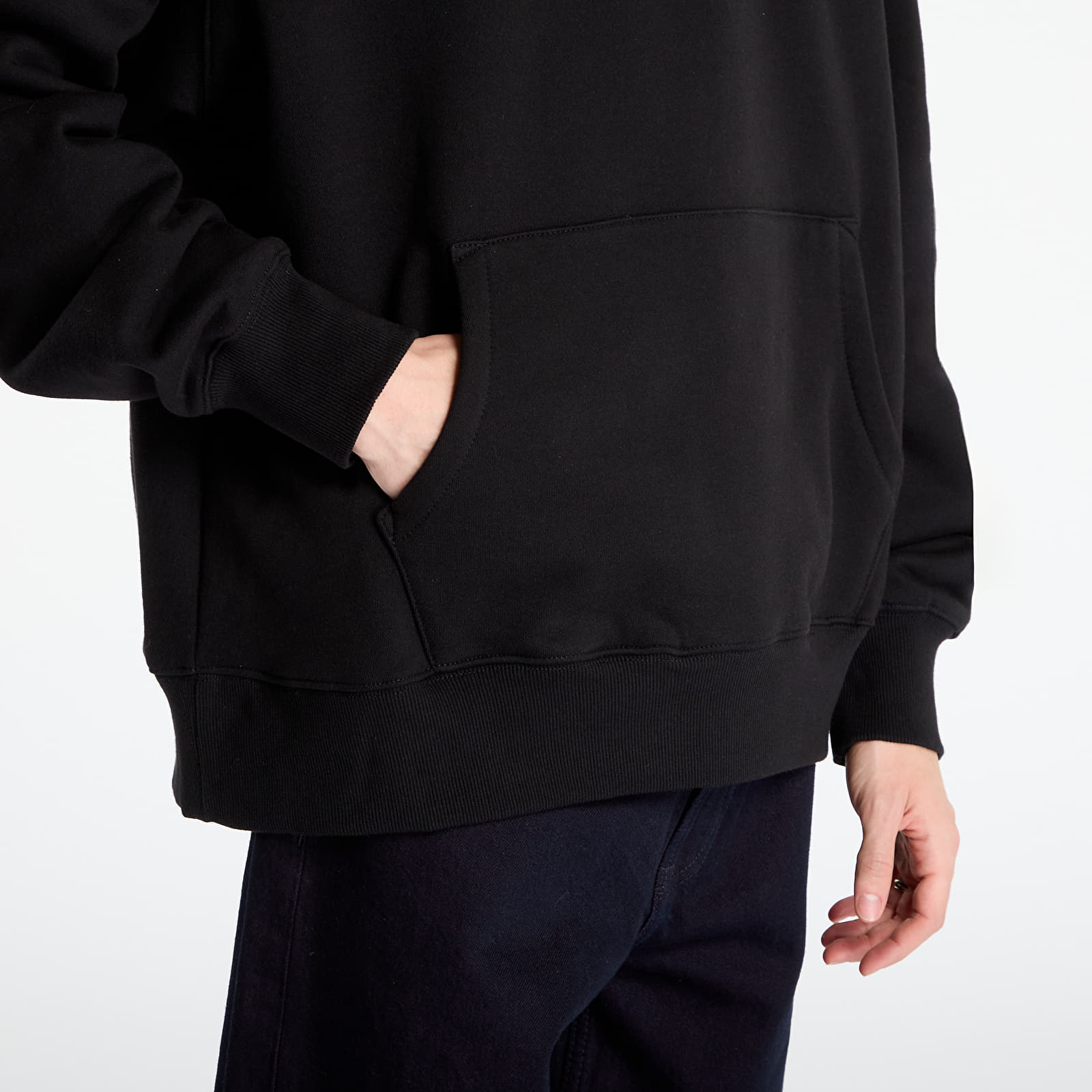 Vyriški džemperiai PLEASURES Workman Hoodie Black