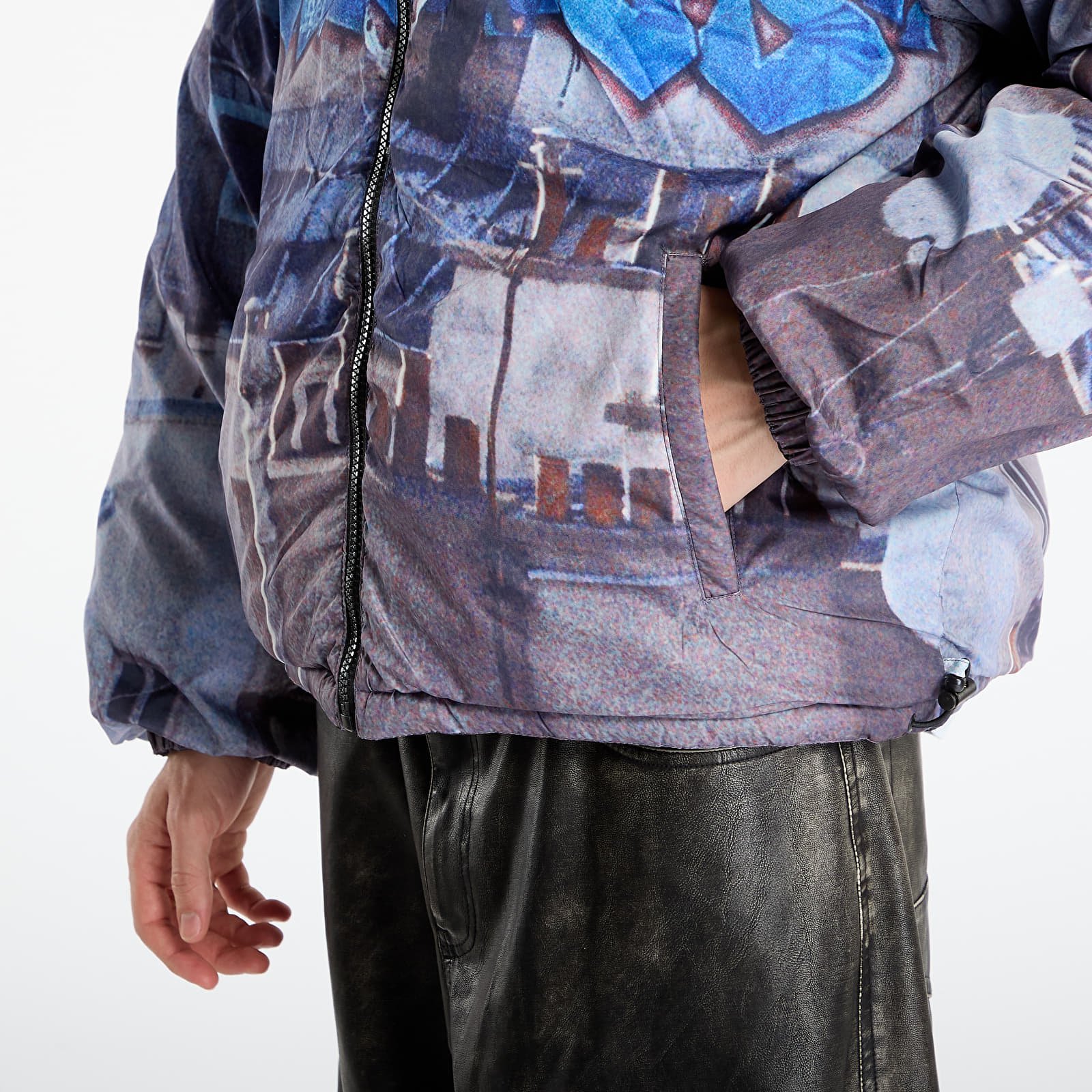 Men's jackets Wasted Paris M Elevation Puffer Black/ Multi