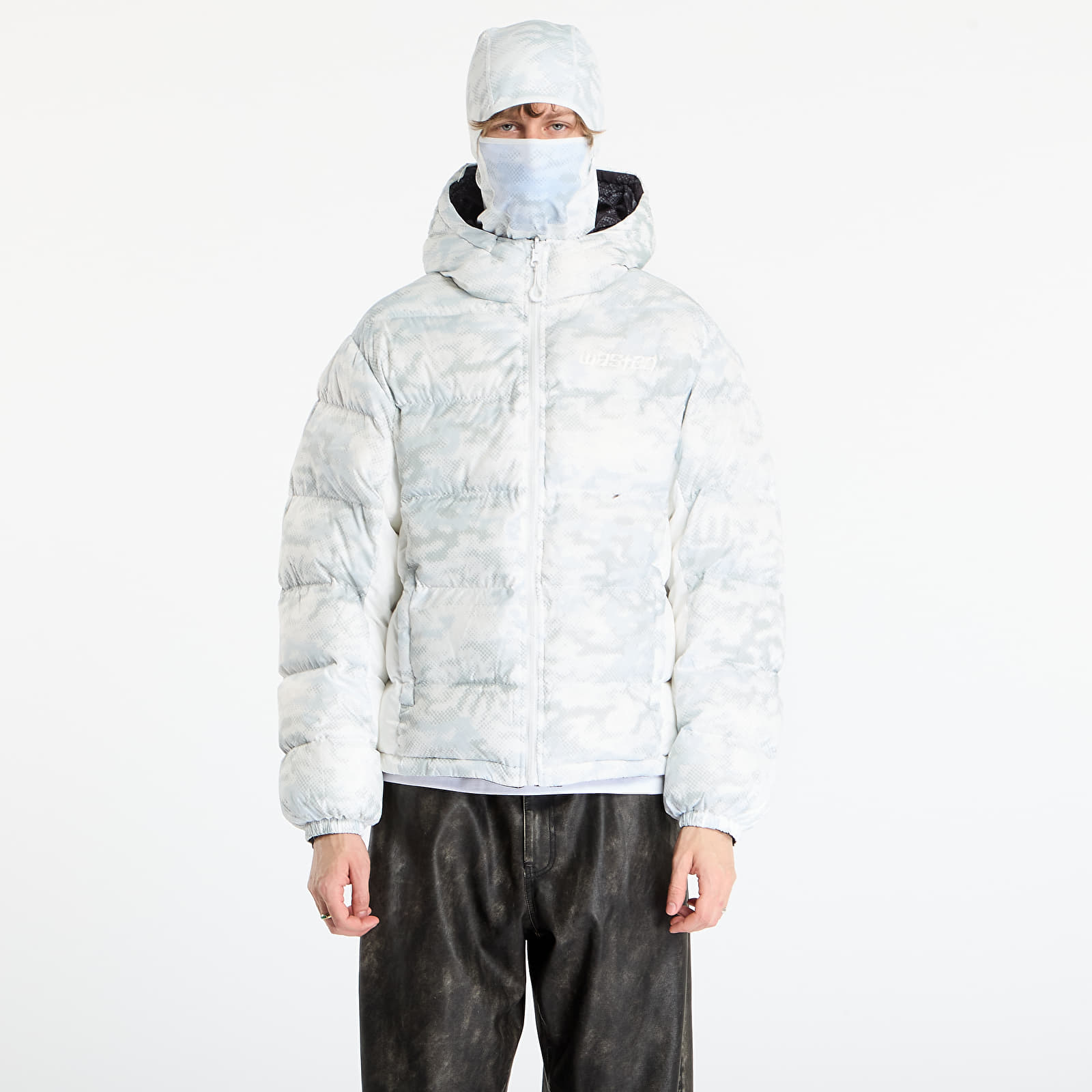 Men's jackets Wasted Paris M Digicamo Reversible Puffer Camo White/ Black