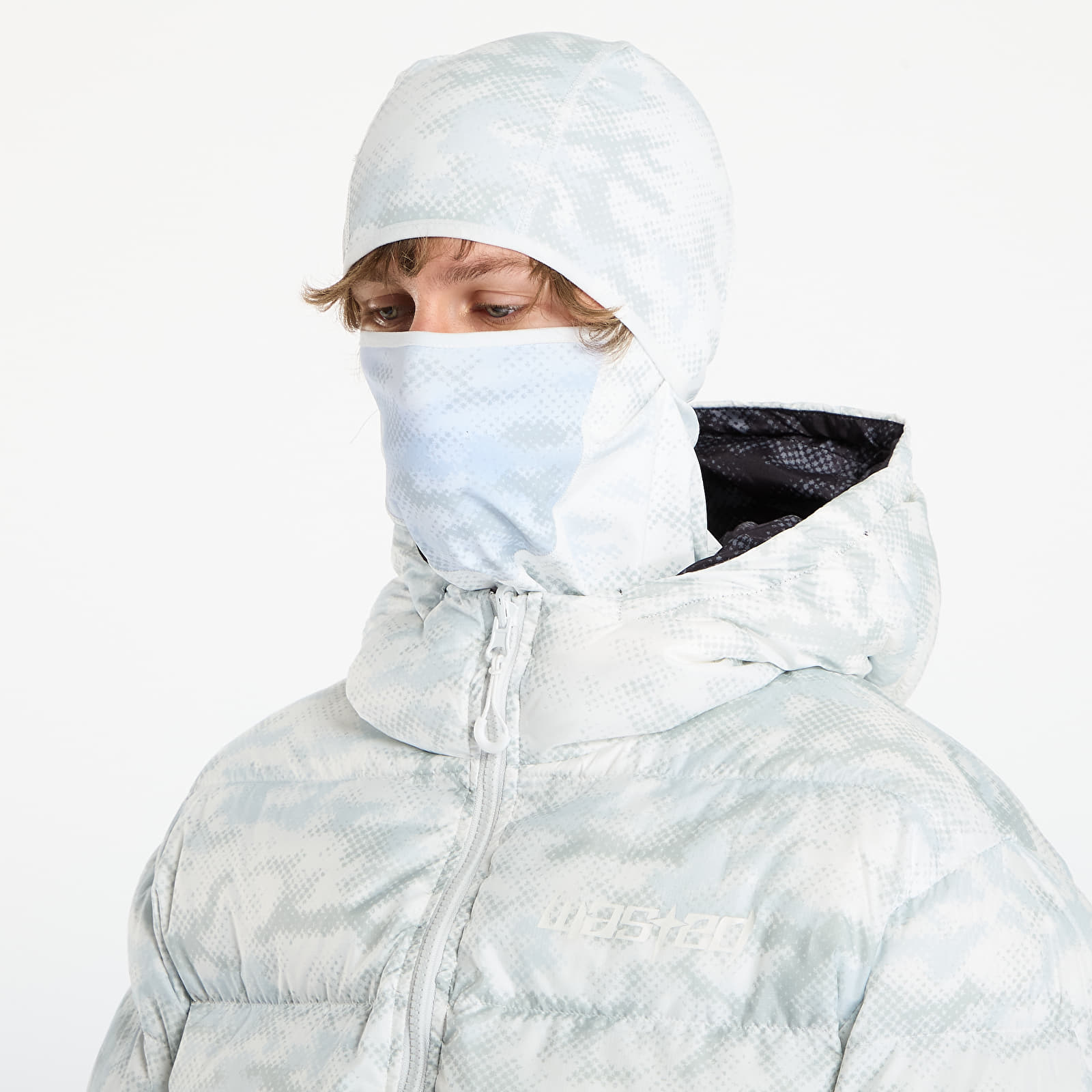 Men's jackets Wasted Paris M Digicamo Reversible Puffer Camo White/ Black