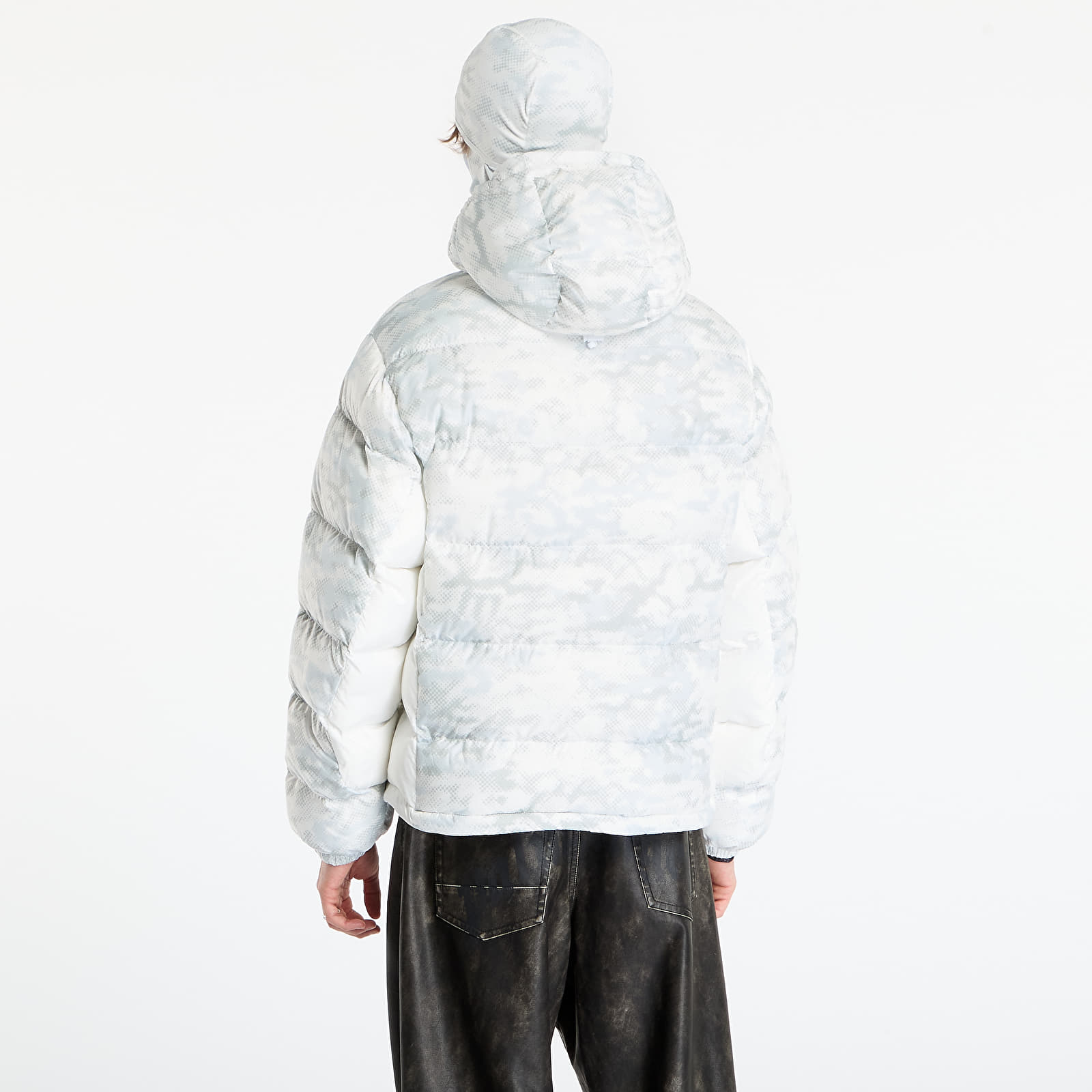 Men's jackets Wasted Paris M Digicamo Reversible Puffer Camo White/ Black