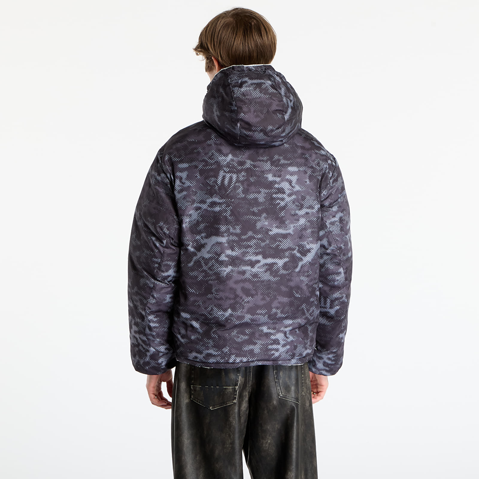 Men's jackets Wasted Paris M Digicamo Reversible Puffer Camo White/ Black