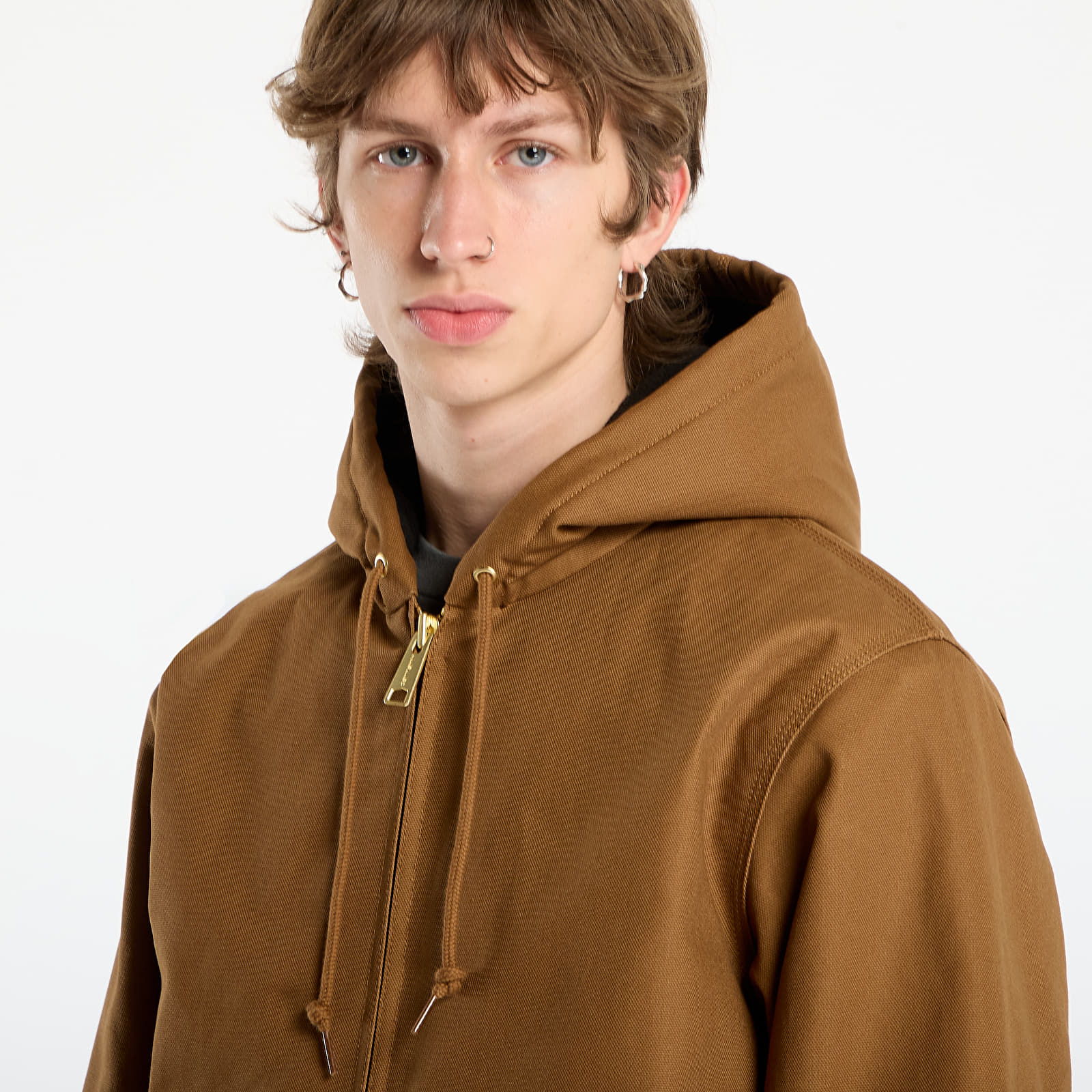 Pánske bundy Carhartt WIP Active Jacket Hamilton Brown Rigid UNISEX