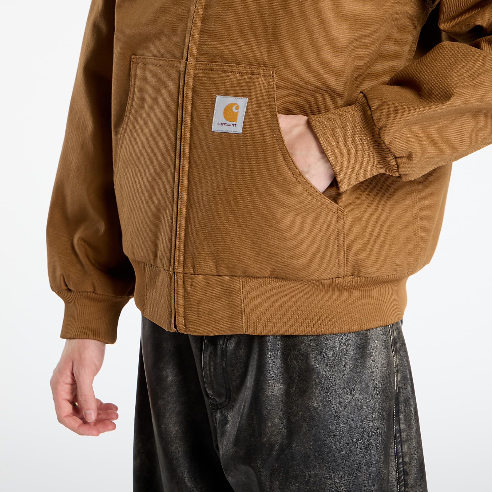 Pánske bundy Carhartt WIP Active Jacket Hamilton Brown Rigid UNISEX