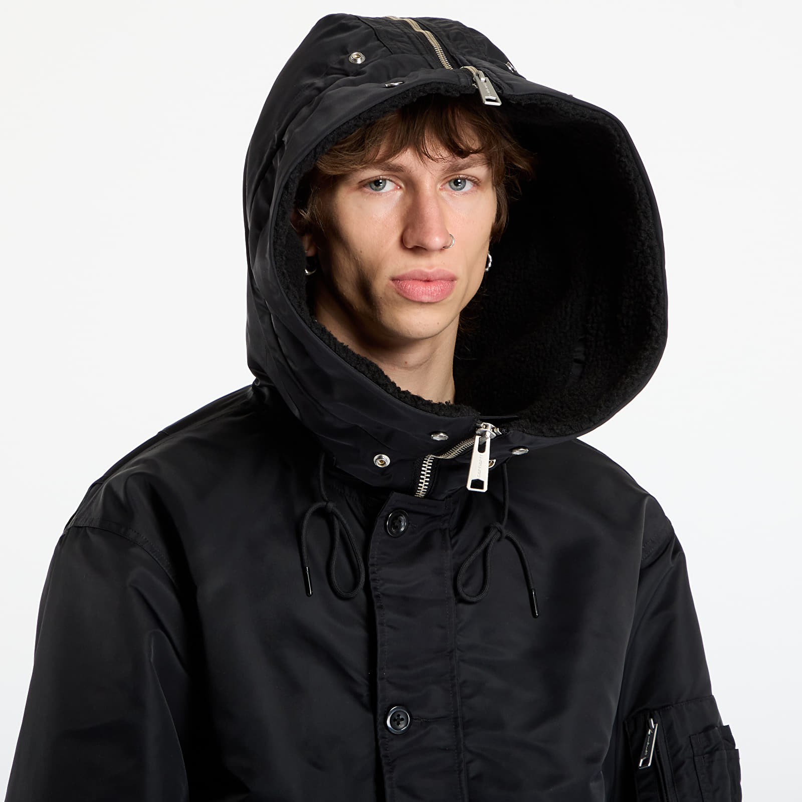 Meeste jakid Carhartt WIP Hd Oltera Bomber UNISEX Black/ Black