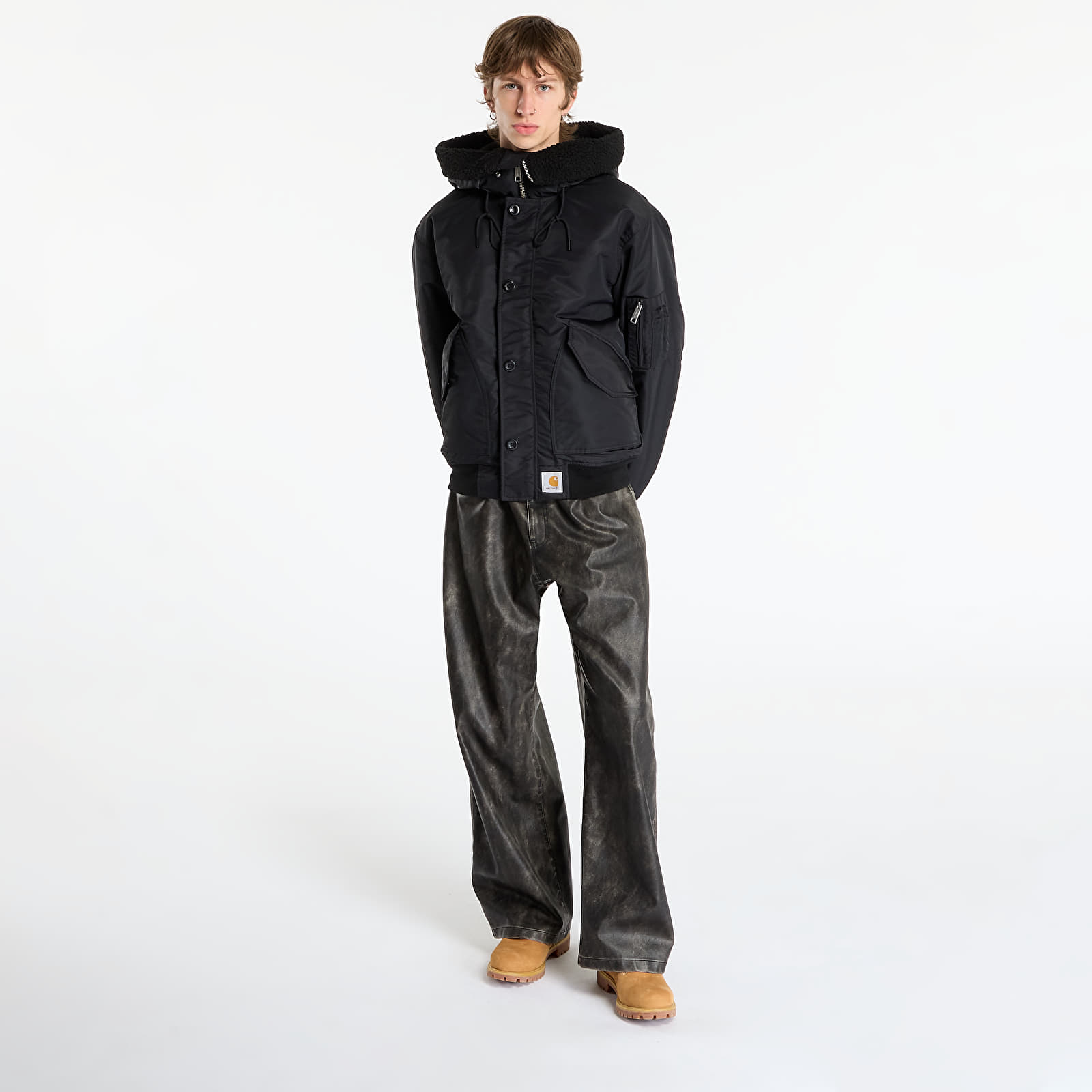 Meeste jakid Carhartt WIP Hd Oltera Bomber UNISEX Black/ Black