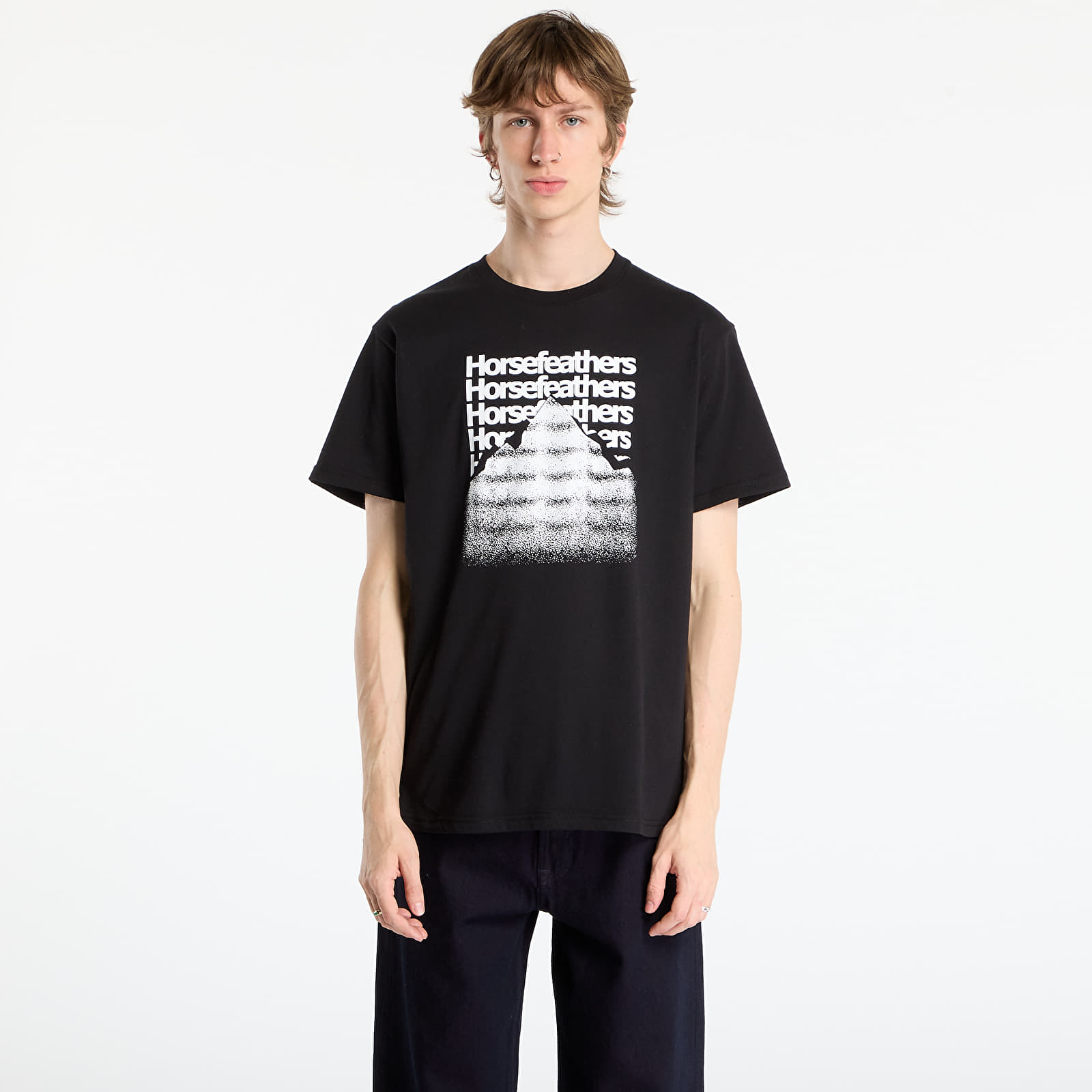 T-shirts för män Horsefeathers Focus T-Shirt Black