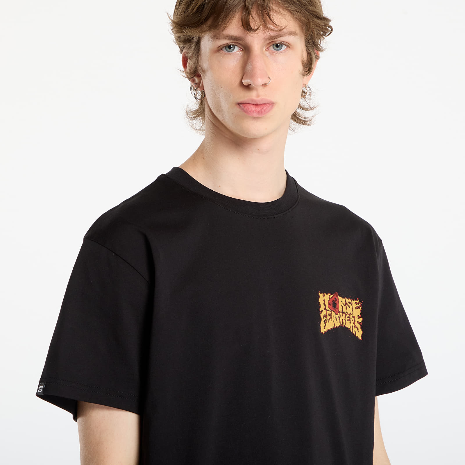 T-Shirts Männer Horsefeathers Fortune Teller Black