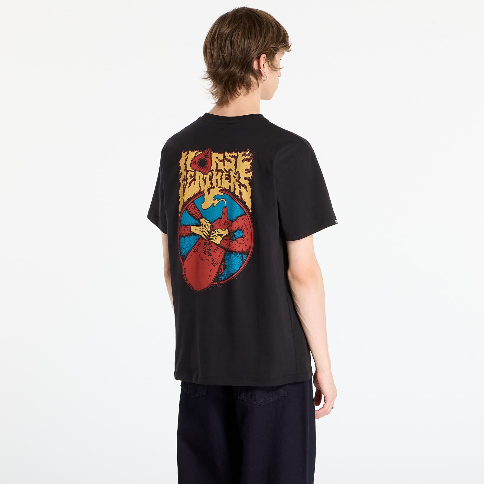 T-Shirts Männer Horsefeathers Fortune Teller Black