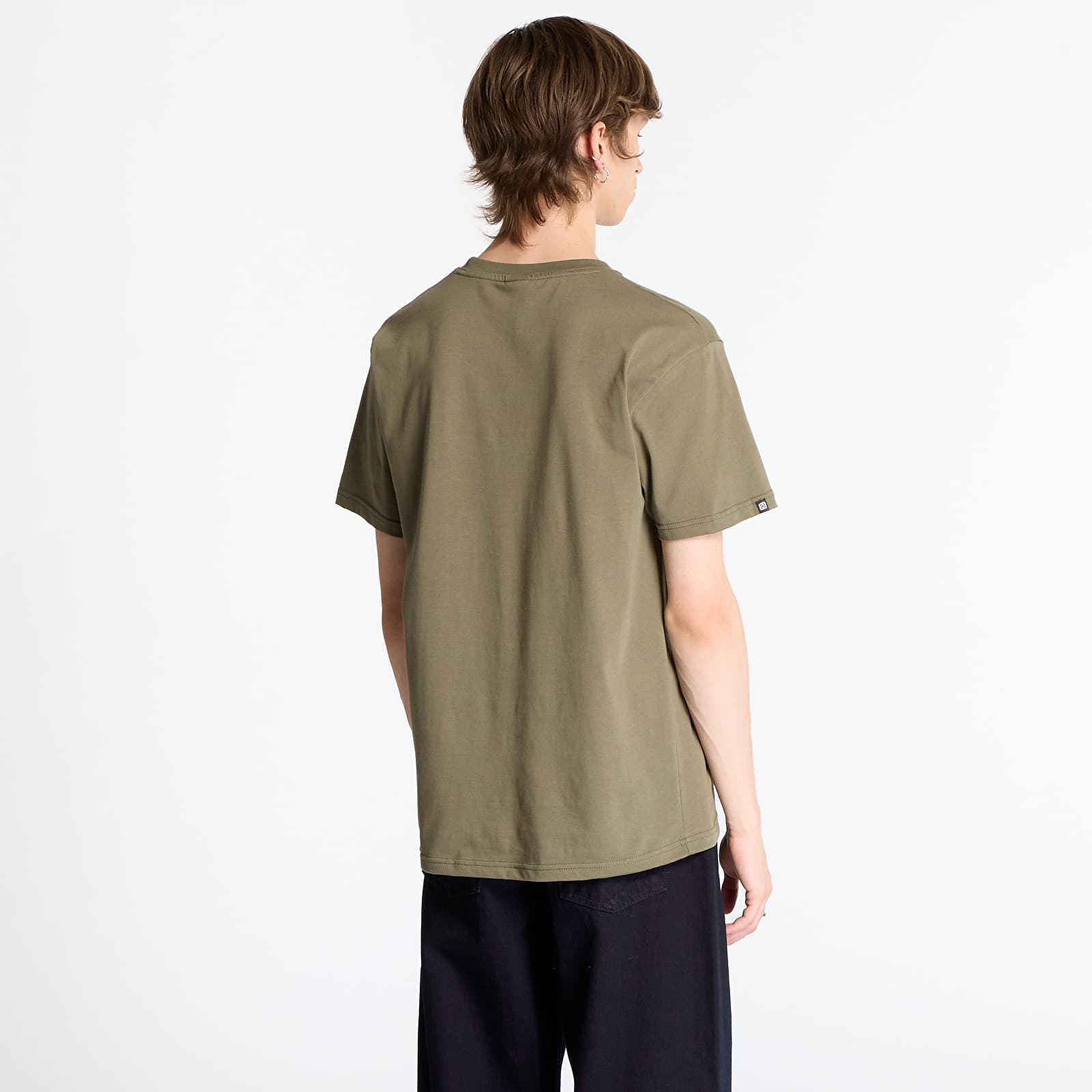 Pánská trička Horsefeathers Line Circle T-Shirt Burnt Olive